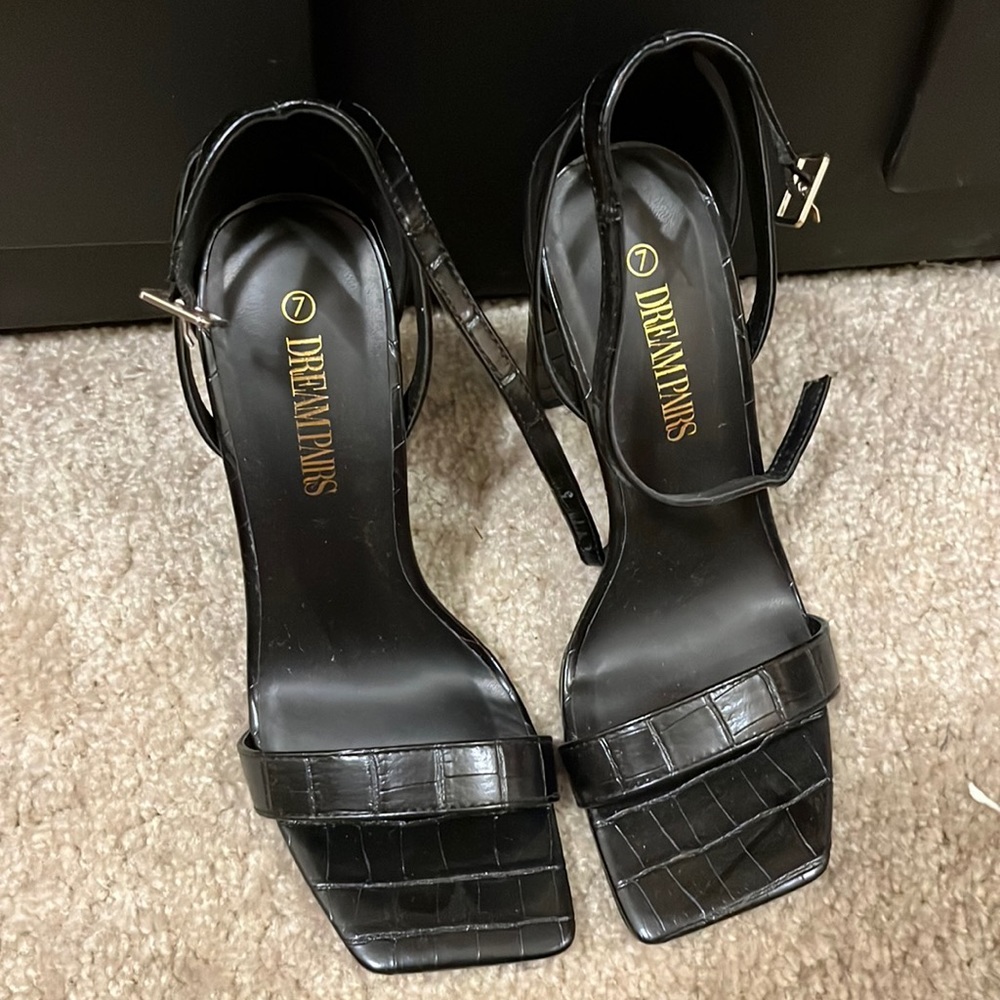 Black 2 strap sandal